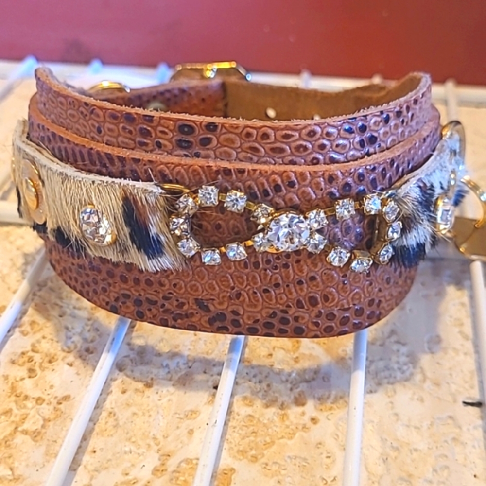 Dog Collar/Leather Dog Collar Small